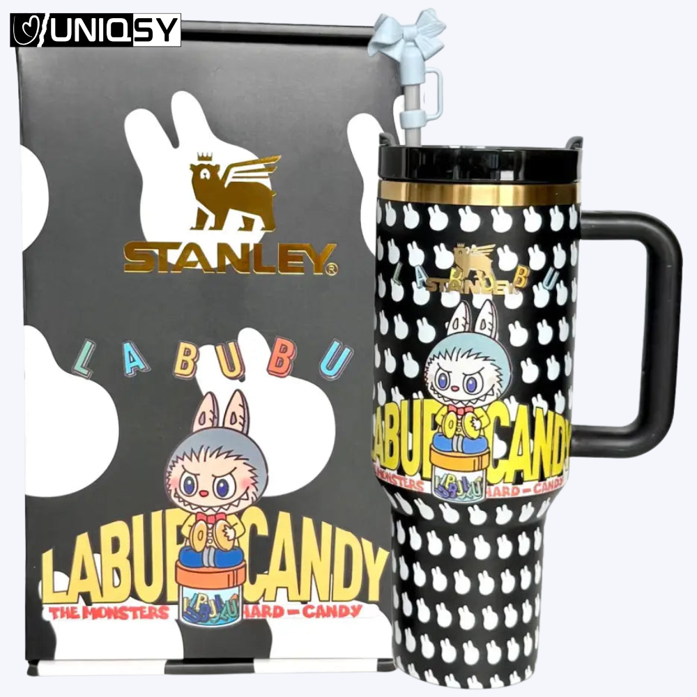 Stanley Labubu Black 40 OZ Tumbler - Limited Edition