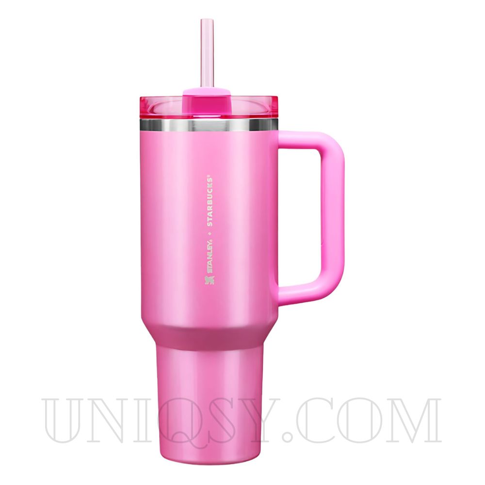 The Quencher 40 OZ Stanley Neon Flowstate Tumbler