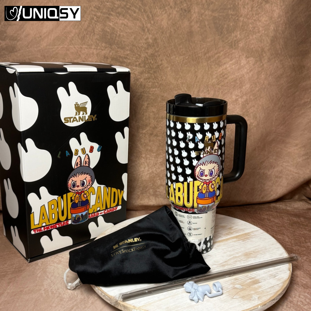 Stanley Labubu Black 40 OZ Tumbler - Limited Edition