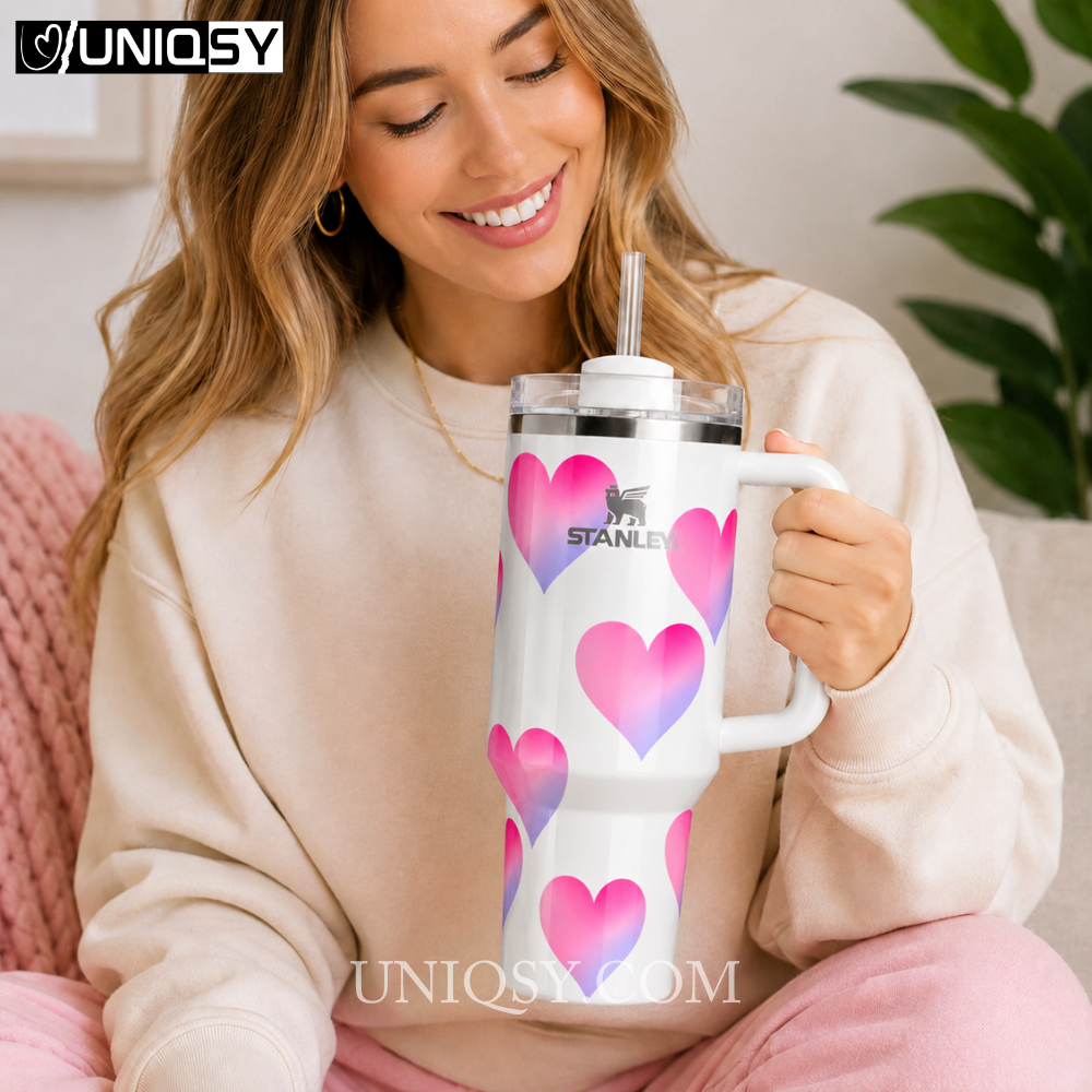 Stanley Frost Heart Gradient Tumbler 40 OZ - Limited Edition